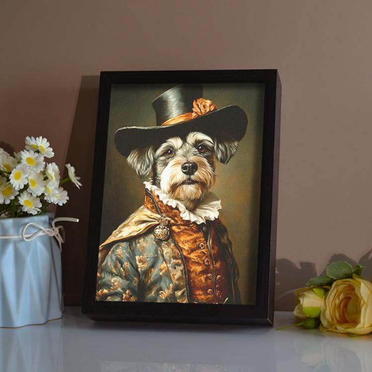 Custom Royal Pet Portrait Night Light